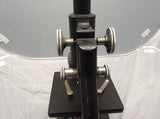 Vintage Spencer Buffalo Microscope w/ 3 objectives and mirror