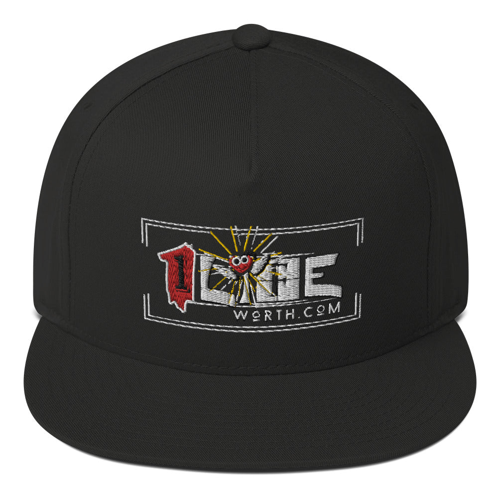 One life worth living Flat Bill Cap