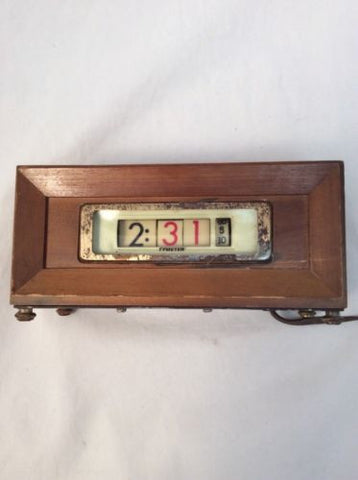 Vintage Eames 1971 Flip Clock NUMECHRON TYMETER Model 851 Mid Century Retro