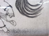 Vintage Art - Margaret Ann Gaug - The Seventh Veil - Etching Belly Dance Signed