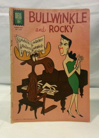 Bullwinkle and Rocky Four-Color 1270 (#1) (Dell, 1962) Good Condition Comic Book - Odd MoFo