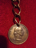 Vintage George Washington Coin Chain Necklace