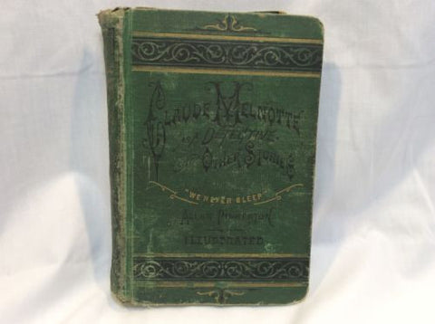 Antique Book Novel Allen Pinkerton - Claude Melnotte As A Detective & Other Stories - Odd MoFo