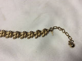 True Vintage 50s 60s Trifari “ Fennel “ Necklace - Signed, Gold