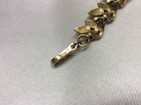 True Vintage 50s 60s Trifari “ Fennel “ Necklace - Signed, Gold