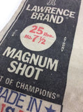 LAWRENCE BRAND CANVAS BAGS  25LBS - NO. 7 1/2 SHOT -  EMPTY SHOT BAGS - Odd MoFo