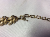 True Vintage 50s 60s Trifari “ Fennel “ Necklace - Signed, Gold
