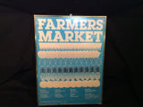 80s City of Chicago Farmers Market Poster  (Illinois) - Odd MoFo