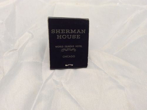 Original Vintage - Rare Sherman House Chicago Matchbook  College Inn Porterhouse - Odd MoFo