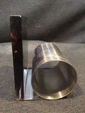 Vintage acrylic-lucite and metal bookend book holder Made in England