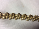 True Vintage 50s 60s Trifari “ Fennel “ Necklace - Signed, Gold