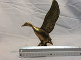Large 7" Vintage Brass Duck Desk Figure Sculpture (hunter hunting figurine display) - Odd MoFo