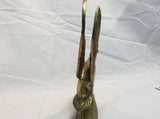 Large 7" Vintage Brass Duck Desk Figure Sculpture (hunter hunting figurine display) - Odd MoFo