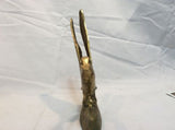 Large 7" Vintage Brass Duck Desk Figure Sculpture (hunter hunting figurine display) - Odd MoFo