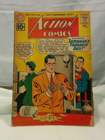 Vintage Action Comics #282 (Nov 1961, DC) Good Condition