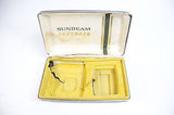Vintage Sunbeam electric fastback shaver 808 w box cordless razor 1968