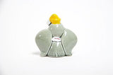 Vintage Disney Dumbo Elephant Porcelain Figurine 2.5" Tall - Japan Free Shipping