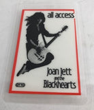 JOAN JETT & THE BLACKHEARTS  LAMINATED BACKSTAGE PASS / ORIGINAL & AUTHENTIC - Odd MoFo