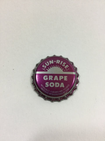 Vintage Sun-Rise Grape Soda Bottle Cap Magnet