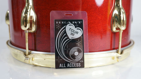 Heart 1986 All Access Tour Backstage Pass Laminate - Odd MoFo