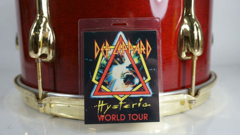 Def Leppard Hysteria World Tour Backstage Pass Laminate - Odd MoFo