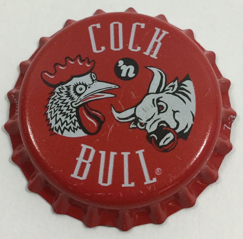 Vintage CockN Bull Soda Bottle Cap Magnet