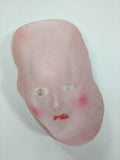 Creepy Pink Gauze Female Halloween Mask - Odd MoFo