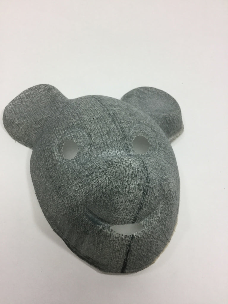 Vintage Gauze Micky Mouse Halloween Mask Grey