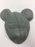 Vintage Gauze Micky Mouse Halloween Mask Grey