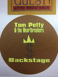 Tom Petty and Hearbreakers - Uncut Otto Sample Sheet of Cloth Backstage Passes