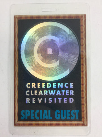 Retro Creedence Clearwater Revisited Laminated Special Guest Pass
