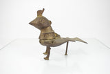 Vintage Brass Bird Chicken Shaped Incense Burner Made in India