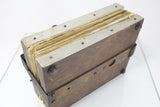 Vintage Book Binding Type Holder Tool Wood & Iron