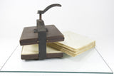 Vintage Book Binding Type Holder Tool Wood & Iron