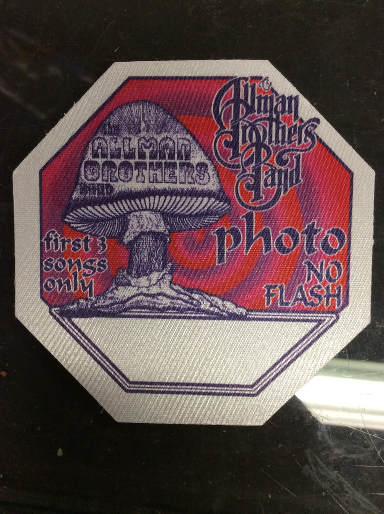 Allman Brothers 2013 tour cloth backstage pass - 3 colors - Odd MoFo