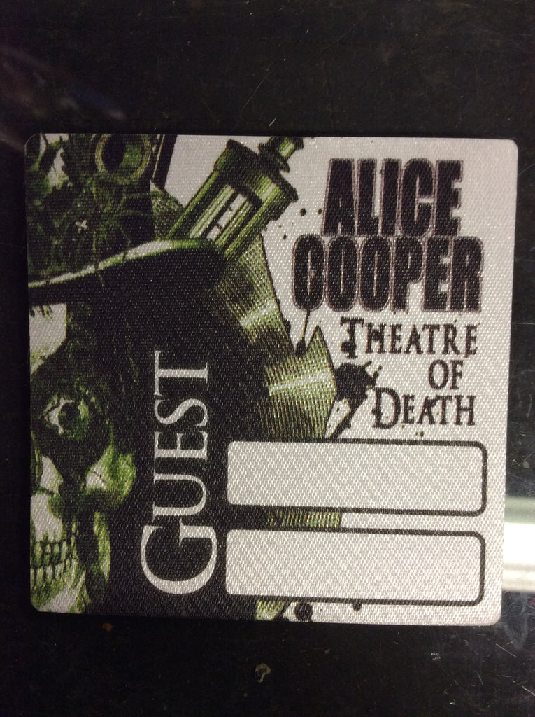 Alice Cooper 2009 Theatre of Death Backstage pass - Guest - Odd MoFo