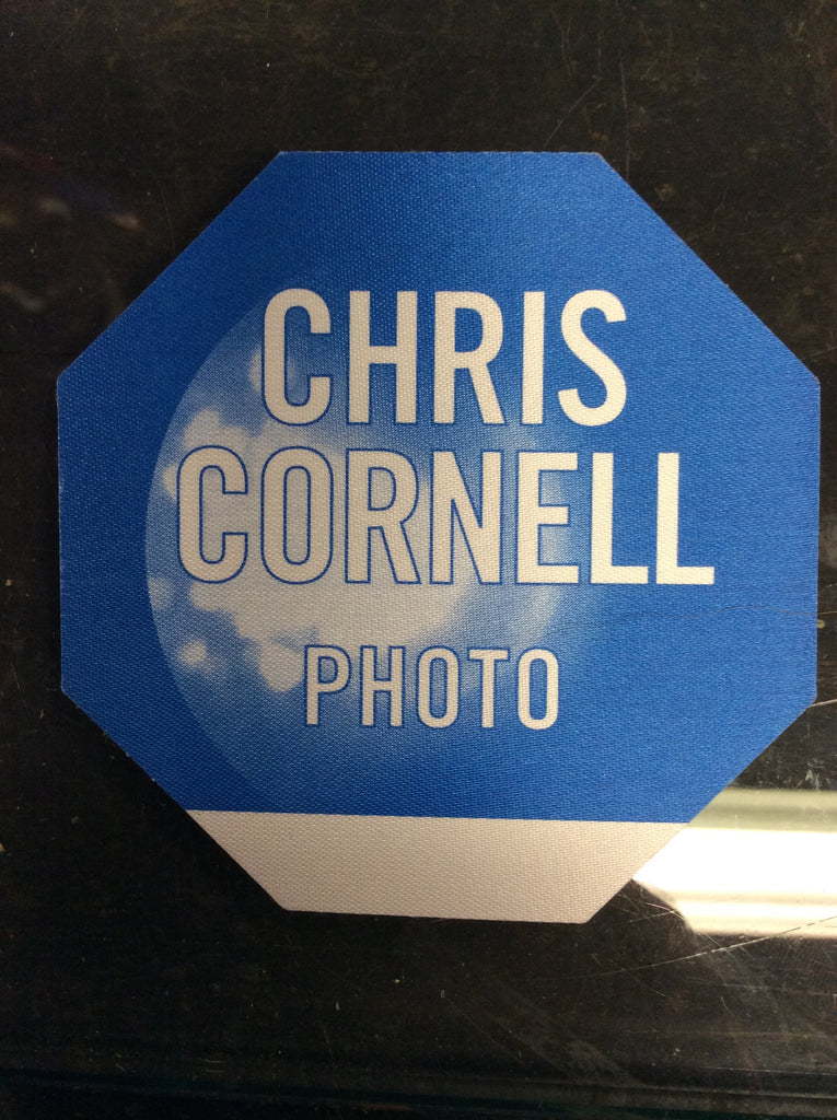 Chris Cornell cloth PHOTO backstage pass octagon 2000 solo tour - Odd MoFo