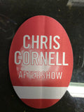 Chris Cornell cloth AFTERSHOW backstage pass from 2000 solo tour - Odd MoFo