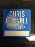 Chris Cornell cloth ALL ACCESS backstage pass - Odd MoFo